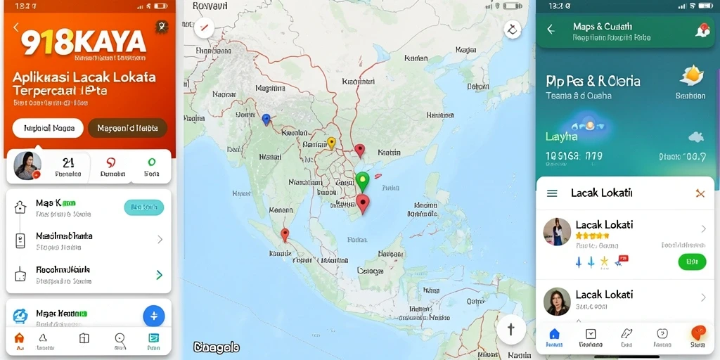 Tampilan antarmuka <strong>918KAYA</strong> yang jelas dan informatif untuk Lacak Lokasi.